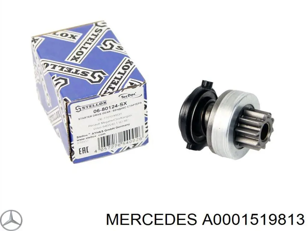 Купити A0001519813 Mercedes Бендикс стартера