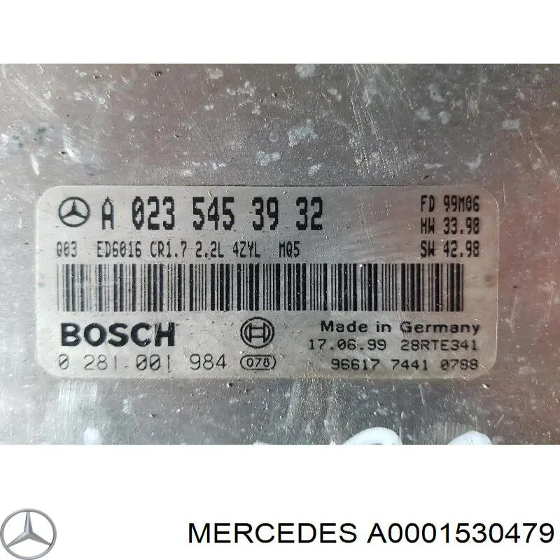 ЕБУ Mercedes A0001530479 ціна, від 229.11 USD