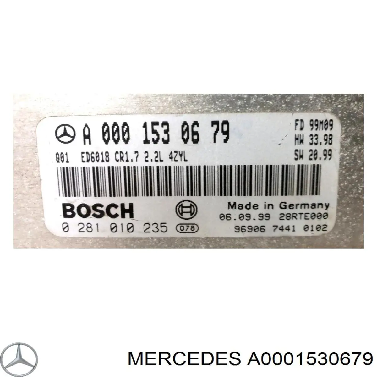  Mercedes A0001530679 ціна, від 139.33 USD