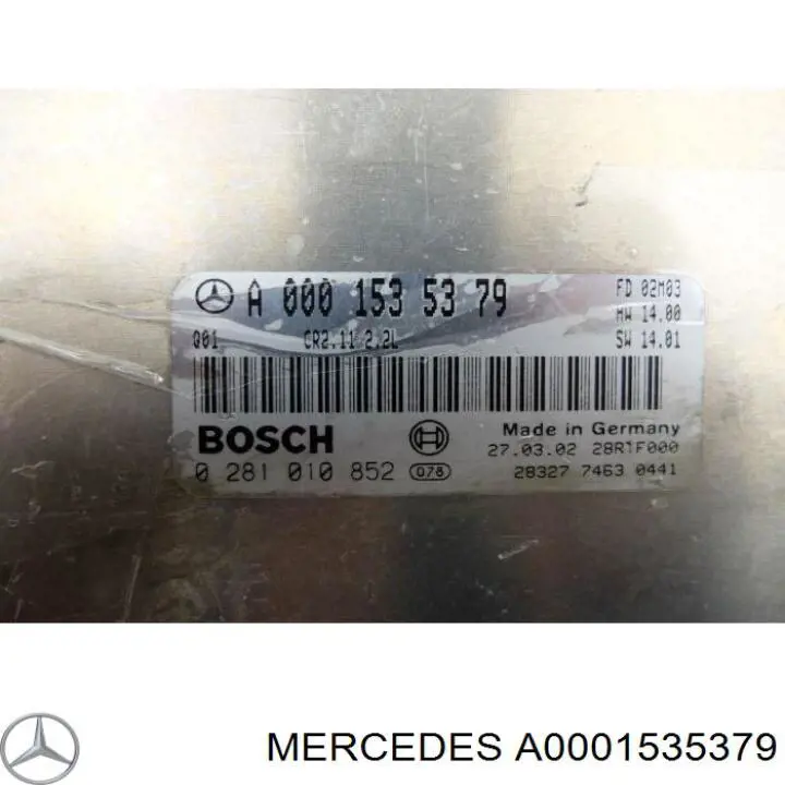  0001535379 Mercedes