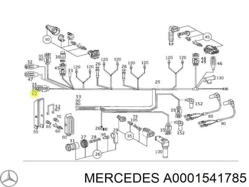 A0001541785 Mercedes 