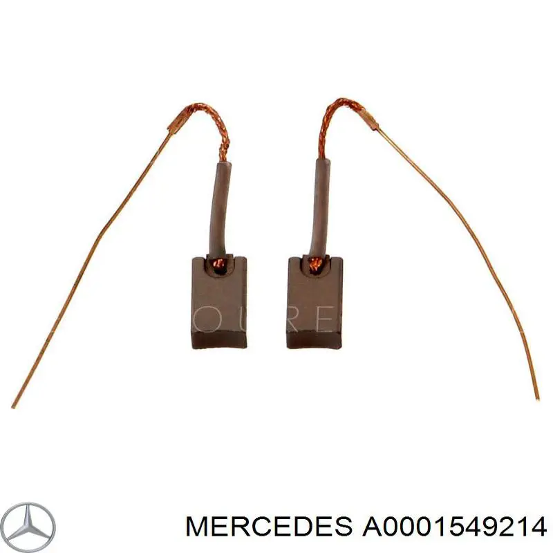 Купити A0001549214 Mercedes Щітки генератора