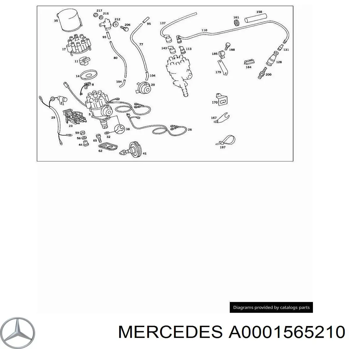 Купити A0001565210 Mercedes Ремінь генератора