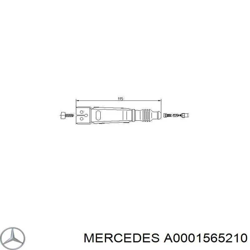 Ремінь кондиціонера Mercedes A0001565210