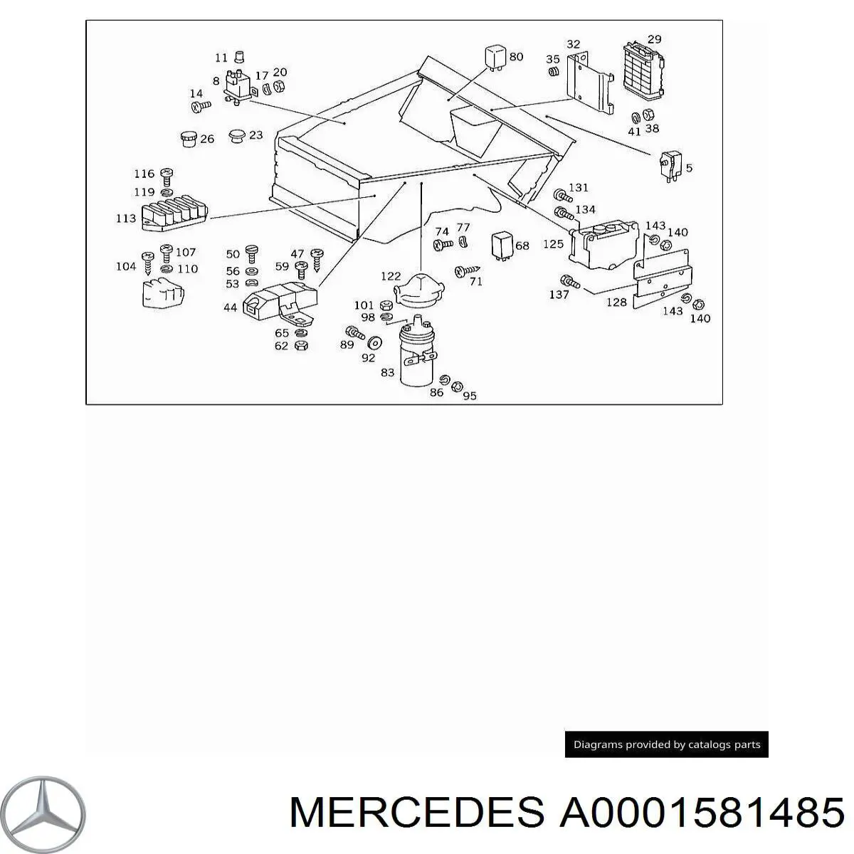 A0001581485 Mercedes 
