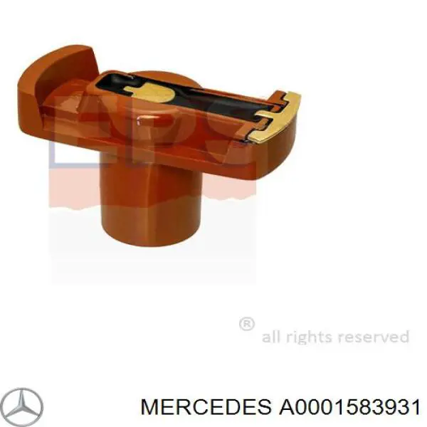Купити A0001583931 Mercedes Бігунок (ротор) розподільника запалювання