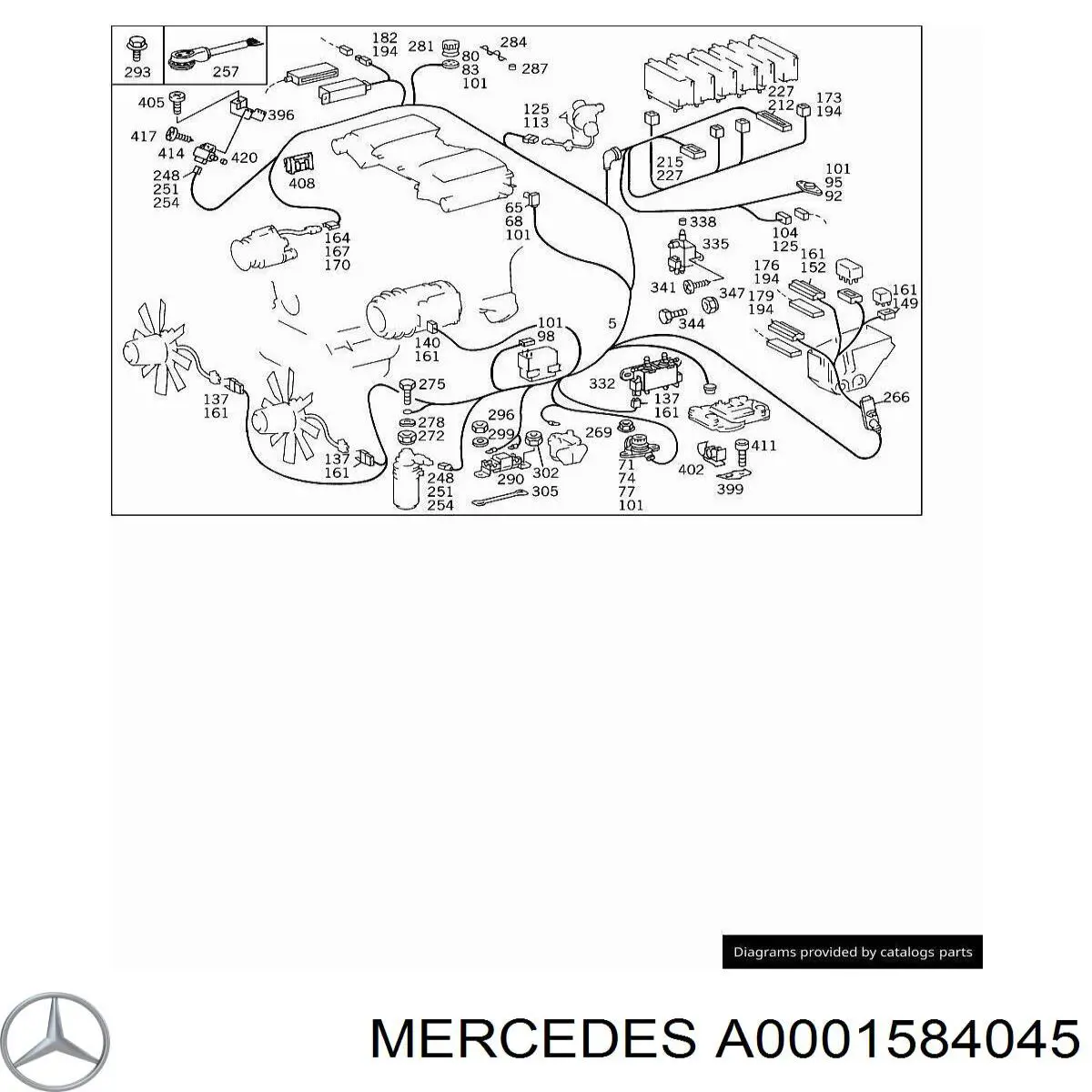 A0001583745 Mercedes 