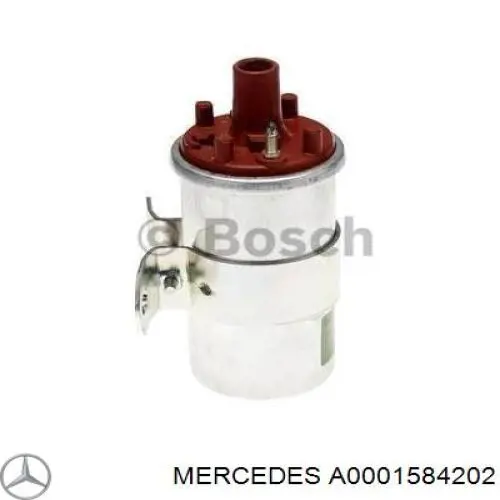 Кришка розподільника запалювання/трамблера A0001584202 Mercedes