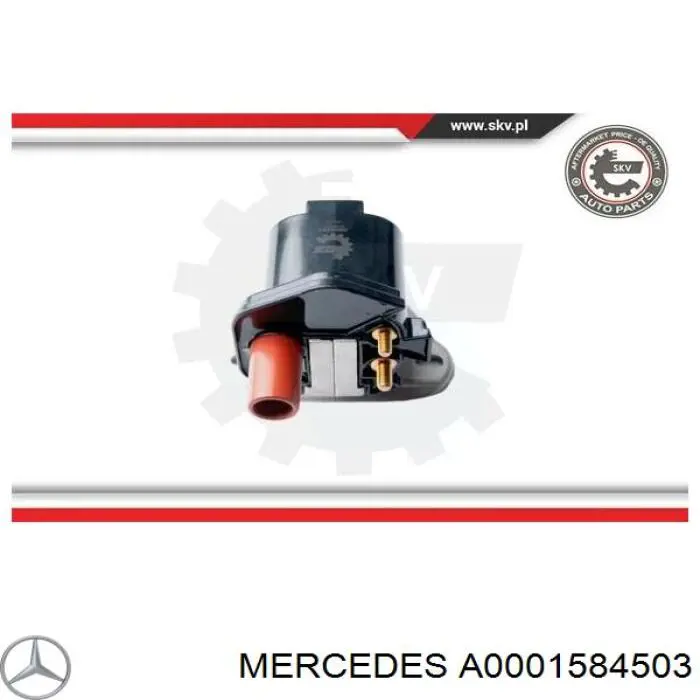 Котушка запалювання A0001584503 Mercedes
