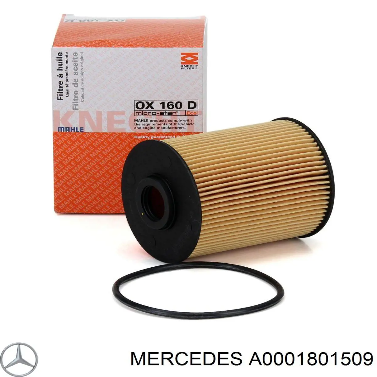 A0001801509 Mercedes Фільтр масла