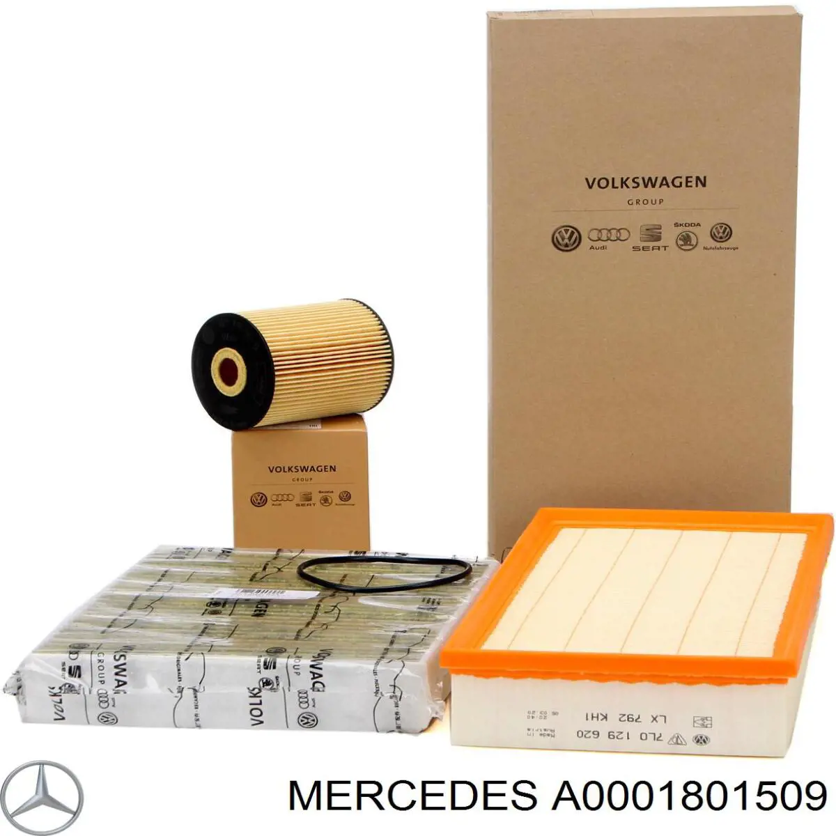 Фільтр масляний Mercedes A0001801509
