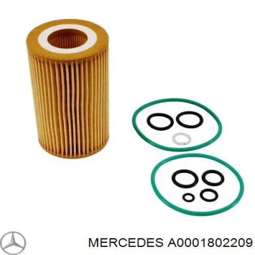 A0001802209 Mercedes фільтр масляний