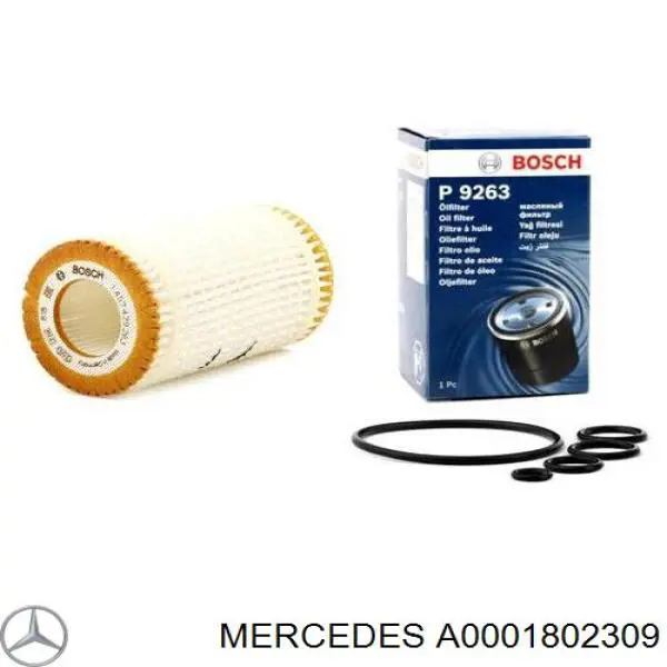 A0001802309 Mercedes фільтр масляний