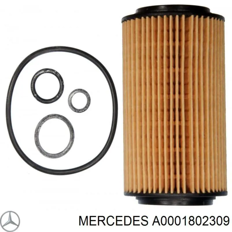 Купити A0001802309 Mercedes Фільтр очищення масла відцентровий