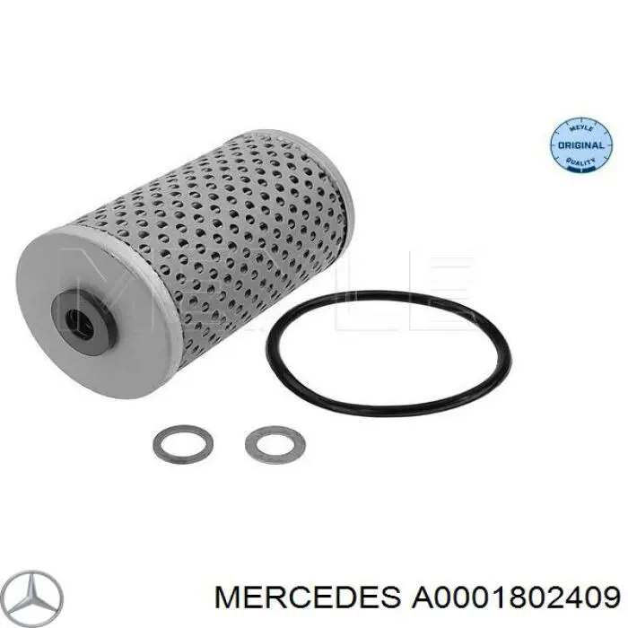 Масляний фільтр двигуна Mercedes A0001802409 ціна, від 4.42 USD