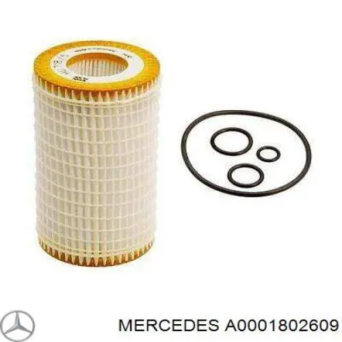 A0001802609 Mercedes фільтр масляний