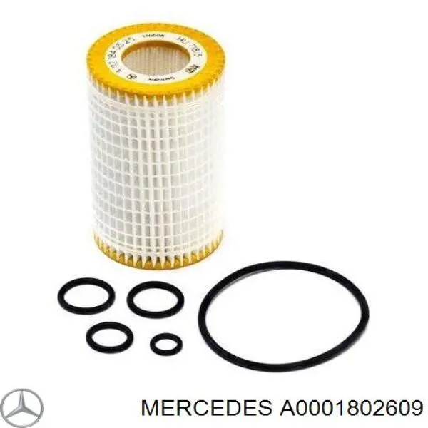 Купити A0001802609 Mercedes Фільтр очищення масла відцентровий