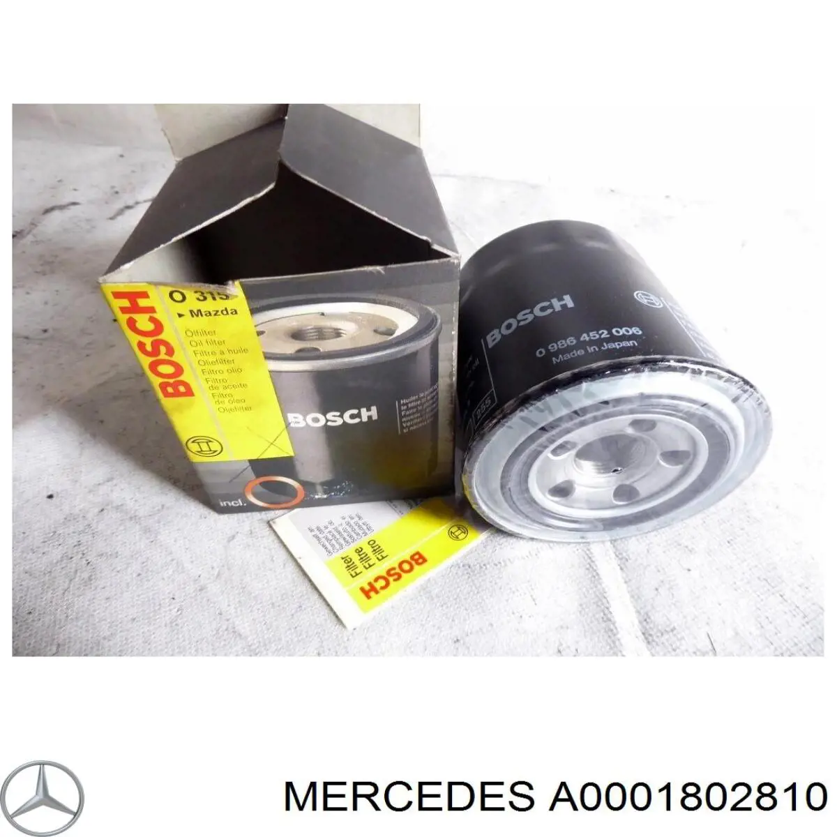 Купити A0001802810 Mercedes Фільтр очищення масла відцентровий