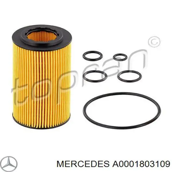 Масляний фільтр A0001803109 Mercedes