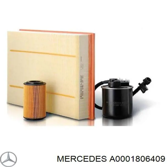 A0001806409 Mercedes комплект фільтрів на мотор