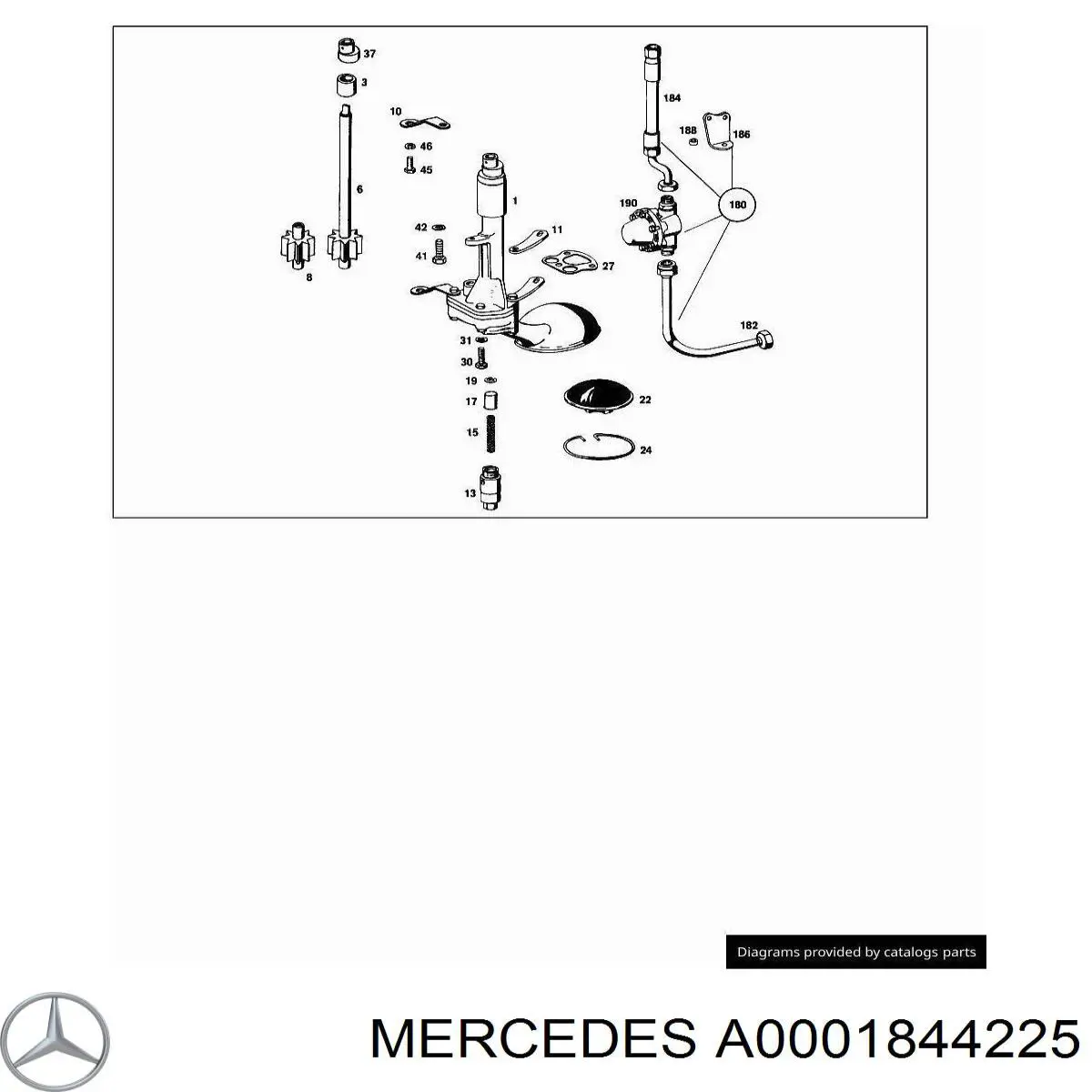 Фільтр масляний 0001844225 Mercedes