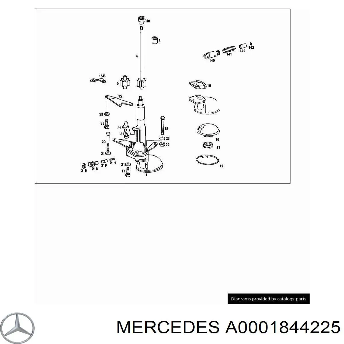 Масляний фільтр двигуна Mercedes A0001844225 ціна, від 57.63 USD