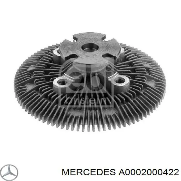 A0002000422 Mercedes вискомуфта, вязкостная муфта вентилятора охолодження