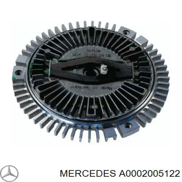 A0002005122 Mercedes вискомуфта, вязкостная муфта вентилятора охолодження