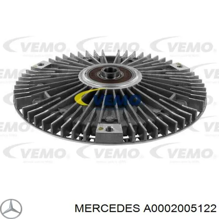Купити A0002005122 Mercedes Муфта вязкостная системи охолодження