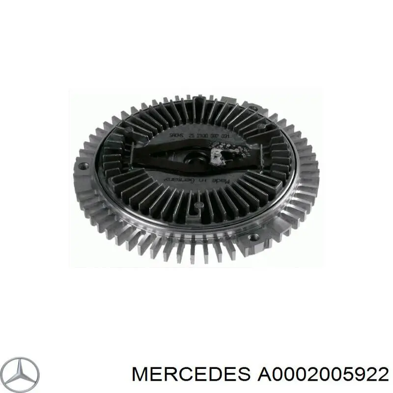 Купити A0002005922 Mercedes Муфта вязкостная системи охолодження