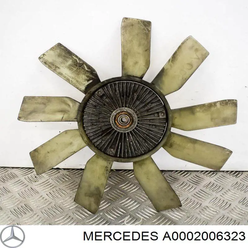 Купити A0002006323 Mercedes Муфта вязкостная системи охолодження