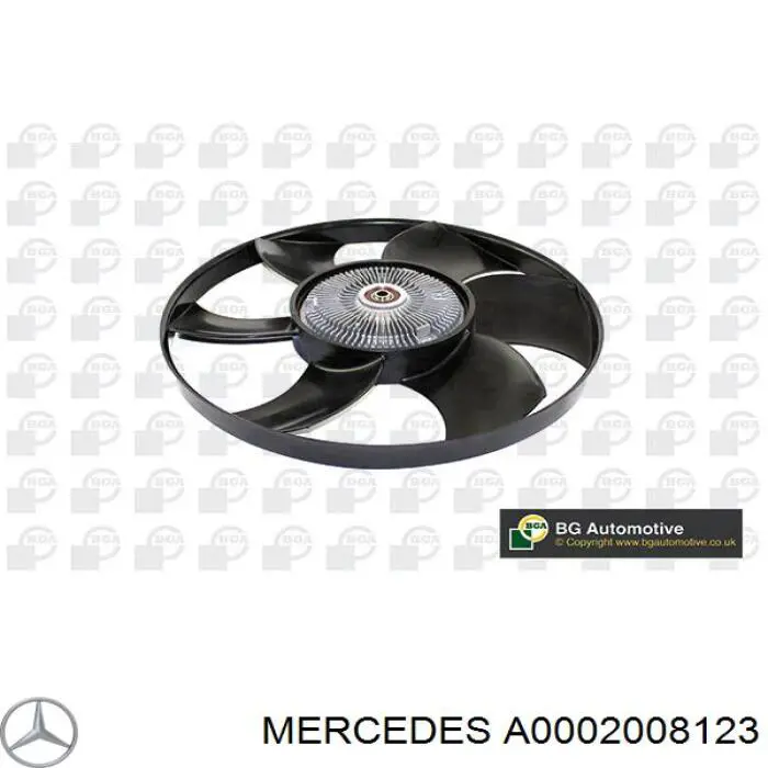 Купити A0002008123 Mercedes Муфта вязкостная системи охолодження