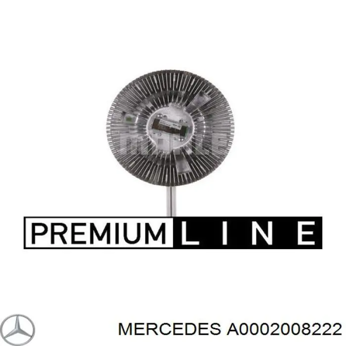 A0002008222 Mercedes Гідромуфта приводу вентилятора