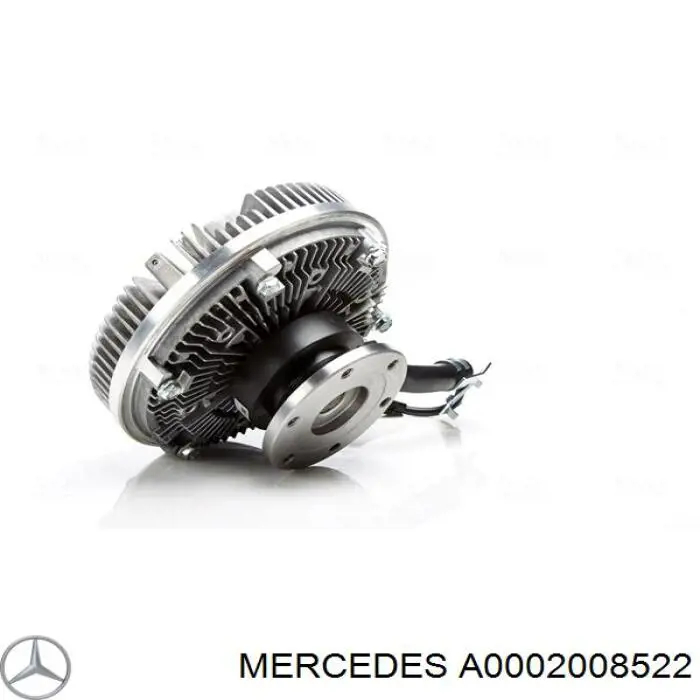 Вискомуфта вентилятора A0002008522 Mercedes