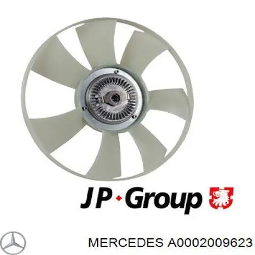 В'язкова муфта вентилятора Mercedes A0002009623 ціна, від 87.00 USD