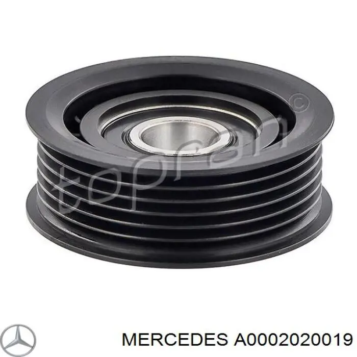 Ролик приводного ременя, паразитний A0002020019 Mercedes