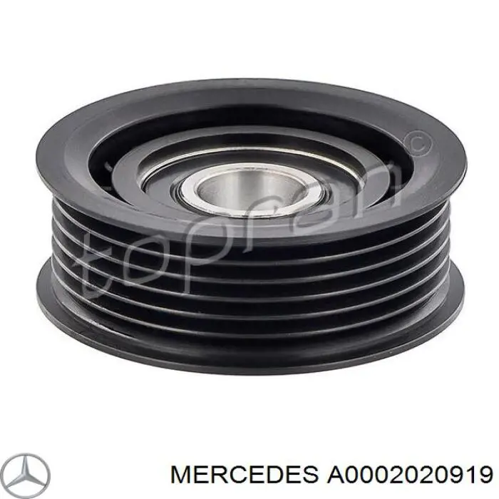 Купити A0002020919 Mercedes Ролик приводного ременя, паразитний