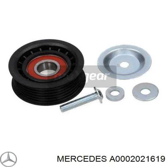 A0002021619 Mercedes ролик приводного ременя, паразитний