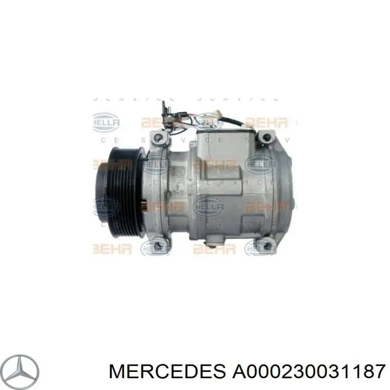 A000230031187 Mercedes компресор кондиціонера