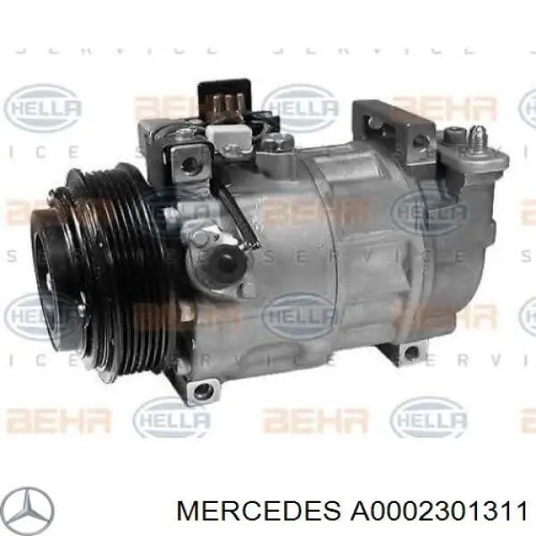 Компресор системи кондиціювання Mercedes A0002301311 ціна, від 112.87 USD