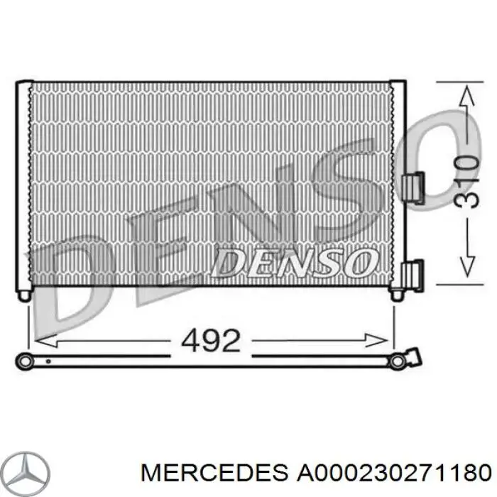 A000230271180 Mercedes компресор кондиціонера
