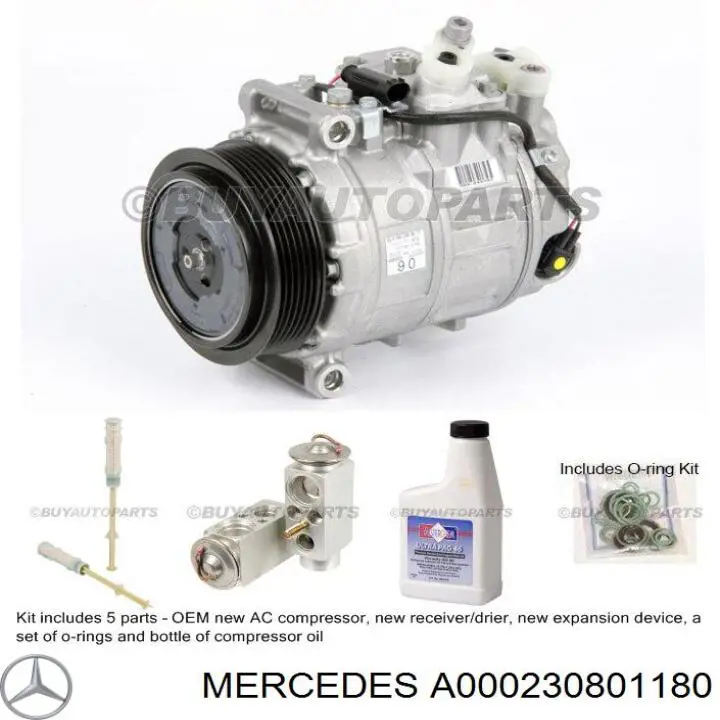 A000230801180 Mercedes Компресор холодоагенту