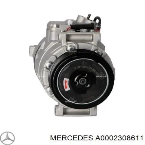 Компресор системи кондиціювання Mercedes A0002308611 ціна, від 268.13 USD