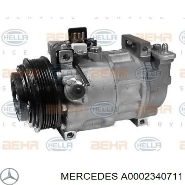 A0002340711 Mercedes компресор кондиціонера