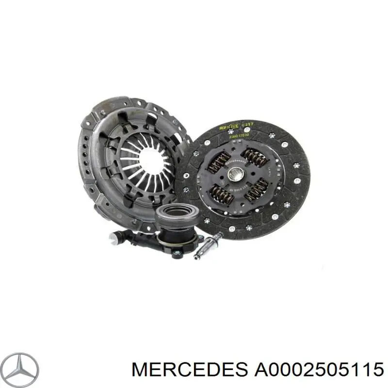 Купити A0002505115 Mercedes Підшипник включення зчеплення