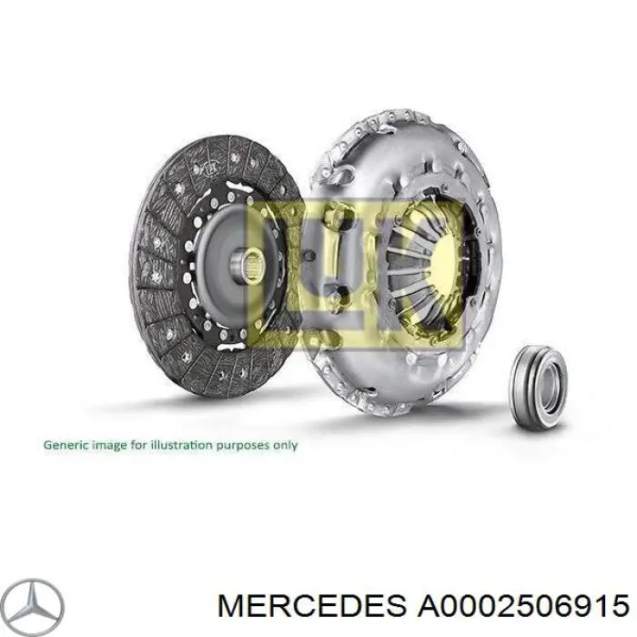 A0002506915 Mercedes підшипник вижимний зчеплення