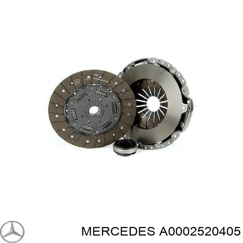 A000252120580 Mercedes диск зчеплення