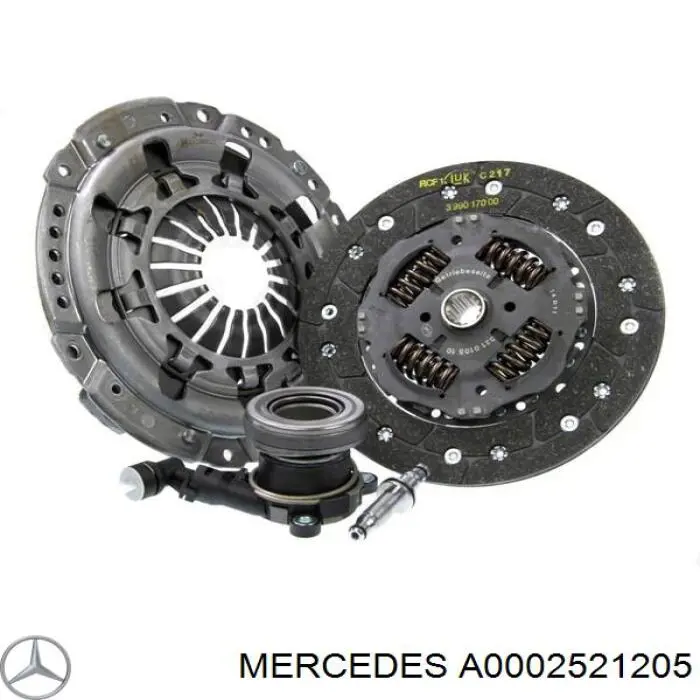 Зчеплення Mercedes A0002521205 ціна, від 44.34 USD