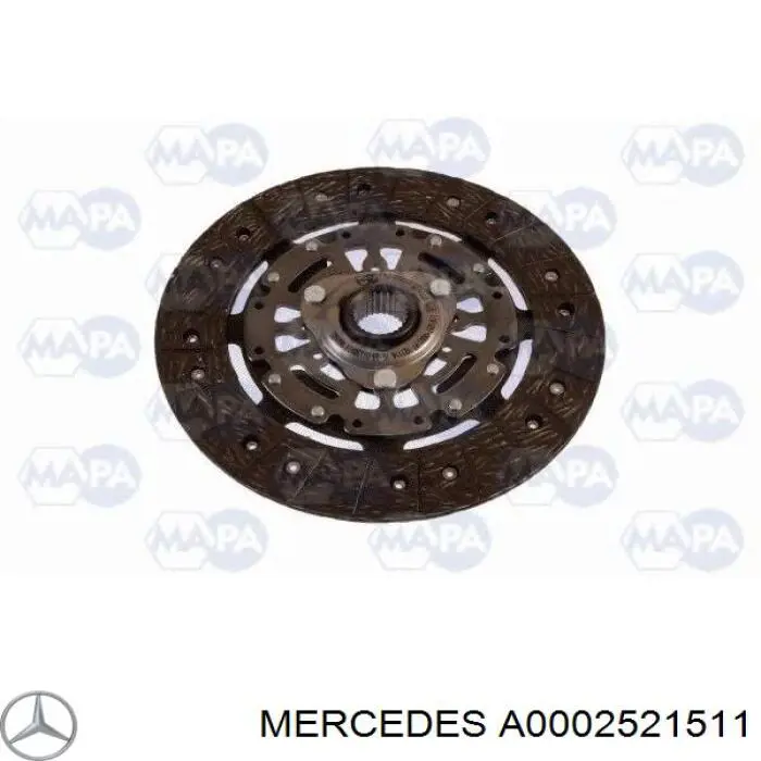 Пелюстковий кошик зчеплення Mercedes A0002521511 ціна, від 7.00 USD