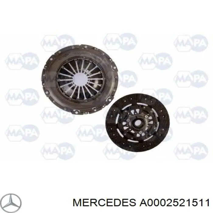 Купити A0002521511 Mercedes Корзина зчеплення